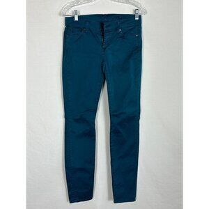 Seven For All Man Kind Turquoise Jeans Size 27